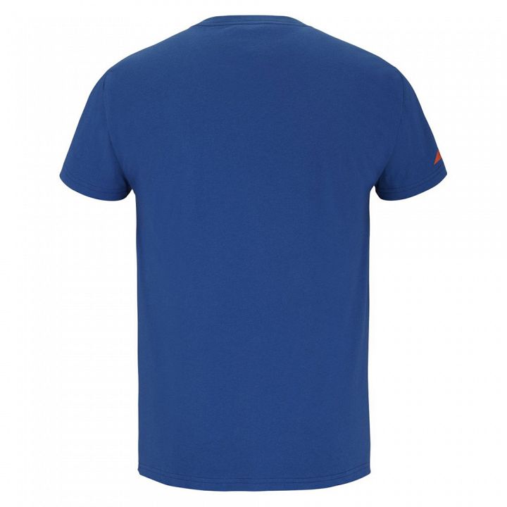 Babolat Exercise Big Flag Tee Dark Blue
